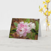 Carte de note d'art Quince Blossom Gouache (Fleur jaune)