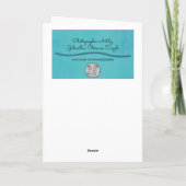 Carte de note d'art Relaxante pour chaton mignon (Dos)