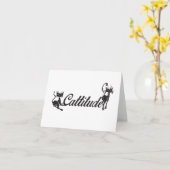 Carte de note d'assiette - Vide à l'intérieur (Fleur jaune)