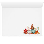 Carte de note d'automne (Intérieur Horizontal (Bas))