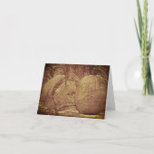 Carte de note d'automne citrouille (Devant)