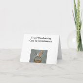 Carte de note d'Avocent Woodcarving (Dos)