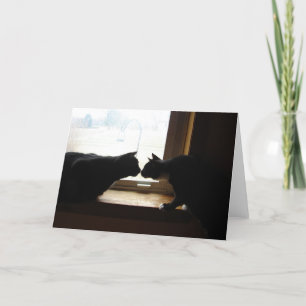 Carte de note de baiser de Kitty