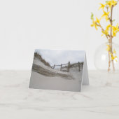 Carte de note de barrière et de dunes IBSP NJ (Fleur jaune)