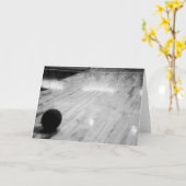 Carte de note de basket-ball (Fleur jaune)