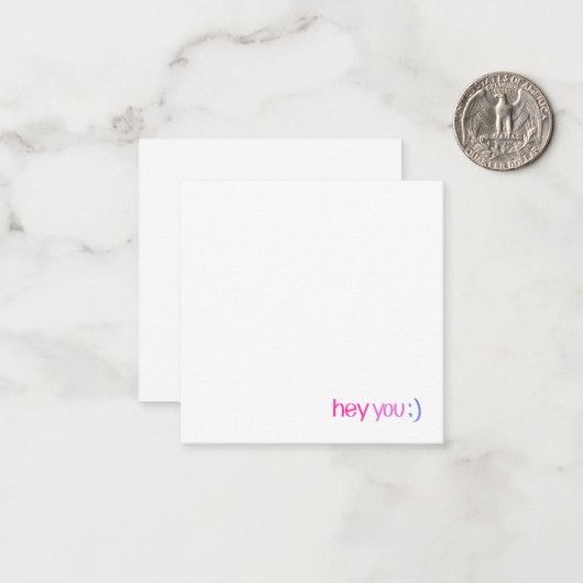 Carte de note de bienvenue (Devant/Arrière en situation)