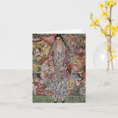 Carte de note de bière de Gustav Klimt Fredericke (Fleur jaune)