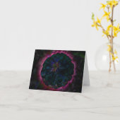 Carte de note de blanc de fleur de lune (Fleur jaune)