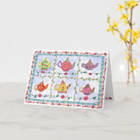 Carte de note de blanc d'échantillonneur de fleur (Fleur jaune)