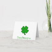 Carte de note de bonne qualité (Dos)