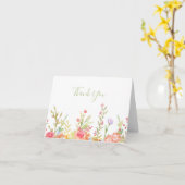 Carte de note de bordure florale (Fleur jaune)