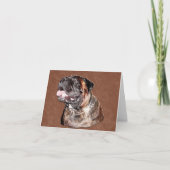 Carte de note de Bullmastiff (Devant)