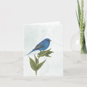Carte de note de Bunting Indigo