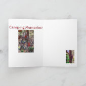 Carte de note de camping (Intérieur)