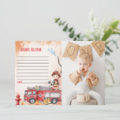 Carte de note de capsule temporelle de camion de p (Debout devant)