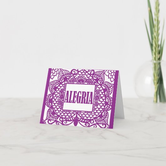 Carte de note de CasaQ Papel Picado (Devant)