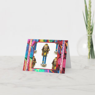 Carte de note de casse-noix de hippie