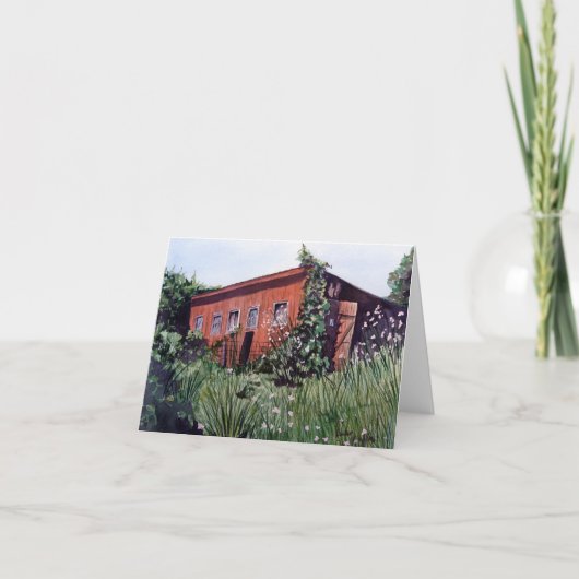 Carte de note de Chambre de poulet de Gramma (Devant)