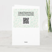 Carte de note de chat de style aquarelle (Dos)