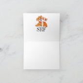 Carte de note de chat et de chien mignonne vierge  (Intérieur)