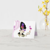 Carte de note de chéri (Fleur jaune)