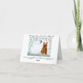 Carte de note de chiot (Dos)