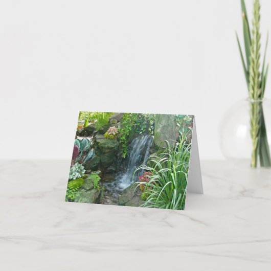 Carte de note de chute d'eau Ott (Devant)