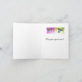 Carte de note de colibri (Intérieur)