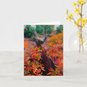 Carte de note de collection de chute (Fleur jaune)