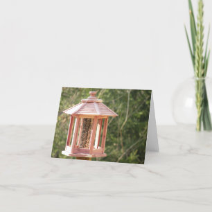 Carte de note de conducteur d'oiseau de jardin