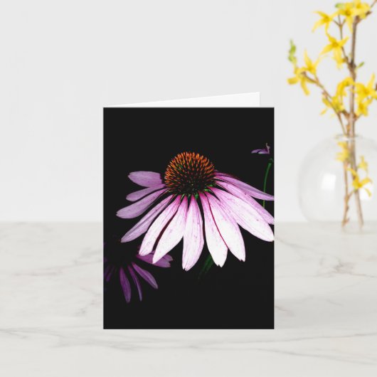 Carte de note de Coneflower (Fleur jaune)