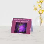 Carte de note de conscience de fibromyalgie (Fleur jaune)