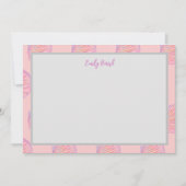 Carte de note de coquillage (Devant)