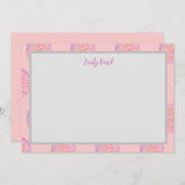 Carte de note de coquillage (Devant / Derrière)