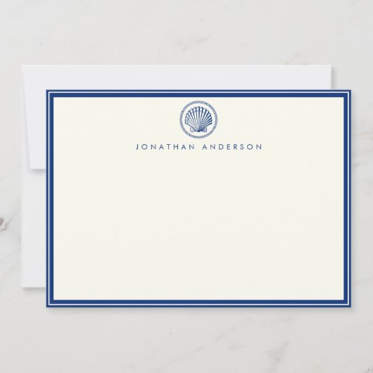 Carte de note de correspondance de la flotte Seash (Devant)