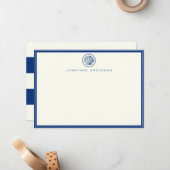 Carte de note de correspondance de la flotte Seash (Devant/Arrière en situation)