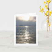 Carte de note de coucher du soleil de la Floride (Fleur jaune)