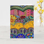 Carte de note de couches (Fleur jaune)