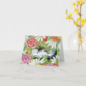 Carte de note de coupe de jardin (Fleur jaune)