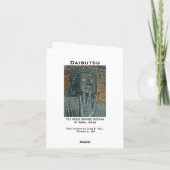 Carte de note de Daibutsu (Dos)