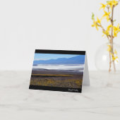 Carte de note de Death Valley (Fleur jaune)