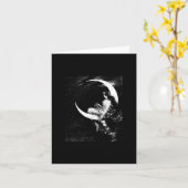 Carte de note de déesse de lune (Fleur jaune)