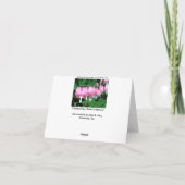 Carte de note de défenseur de la veuve et de (Dos)