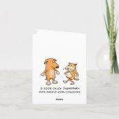 Carte de note de Desert Island (vide à l'intérieur (Dos)