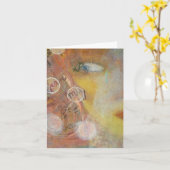 Carte de note de destin (Fleur jaune)