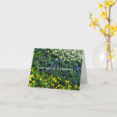 Carte de note de devis positive (Fleur jaune)