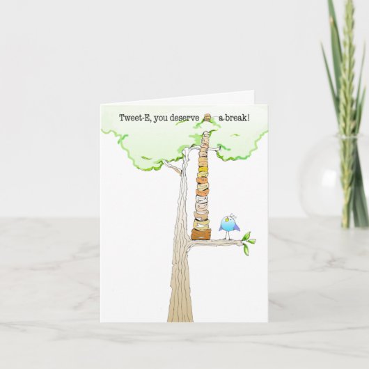 Carte de note d'E. Doodle de bip (Devant)