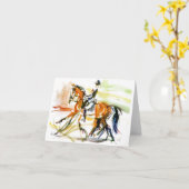 Carte de note de dressage (Fleur jaune)