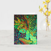 Carte de note de Fae du feu (Fleur jaune)