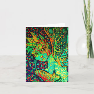 Carte de note de Fae du feu